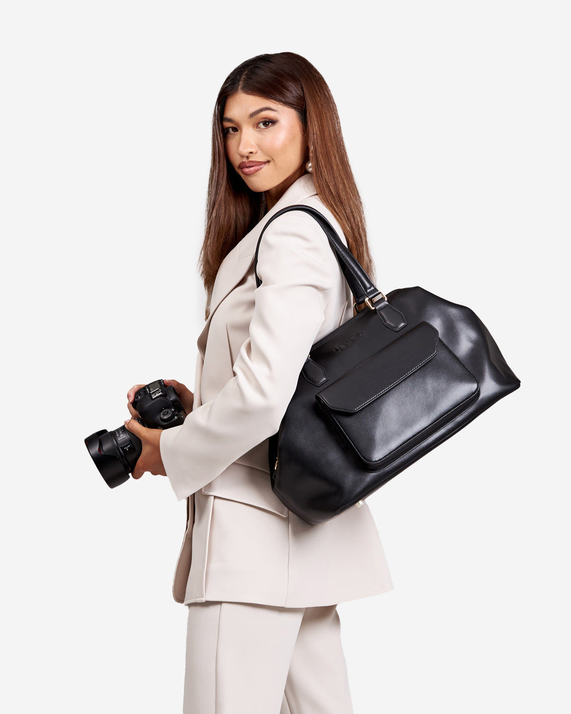 Luxury Black Stylish Camera Bag