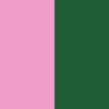Baby Pink/Forest Green